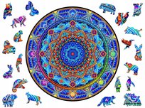 Puzzle Drewniane Premium 3D Dla Dorosłych Mandala Niezachwiany Spokój Xxl Adawoo - Idealne Na Prezent Na Święta, Urodziny, Imieniny, Walentynki