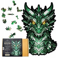 Puzzle Drewniane Smok Mądrości 415 el XXL puzzle smok puzzle drewniane smok