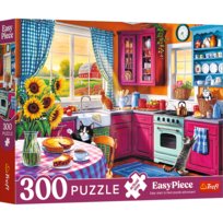 Puzzle, EasyPiece, Poranek w kuchni, 300 el. Trefl