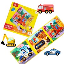 Puzzle edukacyjne - Poziom 2 - Pojazdy
