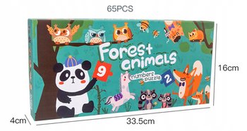 Puzzle - forest animals 65 - Nelino