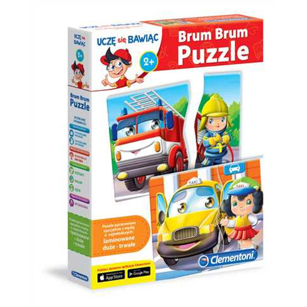 Puzzle, gra edukacyjna, Clementoni
