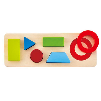 Puzzle Hape, drewniane Geometryczne, 7 el. - Hape