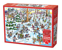 Puzzle, Hokejowe miasteczko, 1000 el. Cobble Hill
