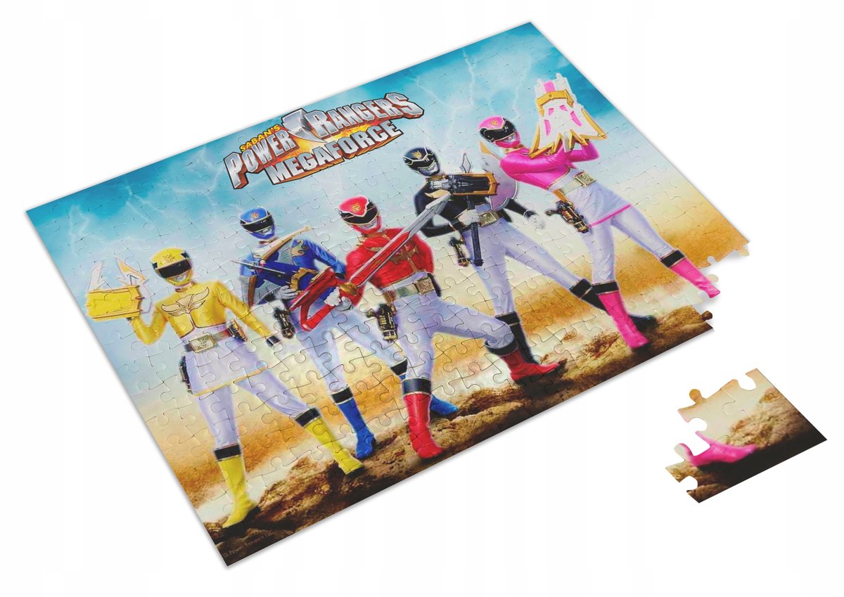 Power Ranger 25 Puzzle Puzzle + IMIĘ Power Rangers Bajka 252 el Prezent 4 - Atram | Sklep ...