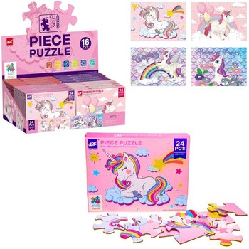 Puzzle jednorożec 24el MIX - Inny producent