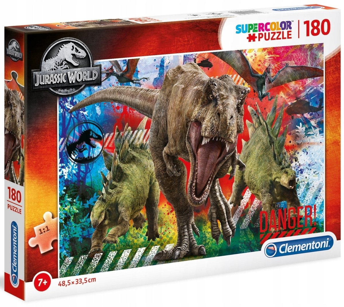 Clementoni Puzzle Jurassic World Dinozaur Tyranozaur TRex 180