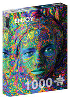 Puzzle, Kobieta z makijażem, 1000 el. Enjoy