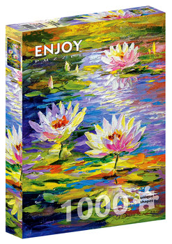 Puzzle, Lilie wodne w stawie, 1000 el.  - Enjoy