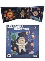 PUZZLE MAGNETYCZNE KOSMOS QBI DLA DZIECI LOGICZNE PREZENT QBI