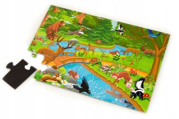 Puzzle magnetyczne - LAS - 21 el.