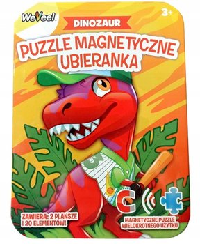 Puzzle magnetyczne podróżne ubieranka DINOZAUR - Inna marka