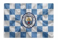 PUZZLE MANCHESTER CITY HAALAND PIŁKA A3 252 el z Nadrukiem + IMIĘ #53 Atram
