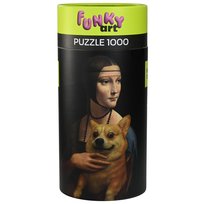 Puzzle, Matchy Matchy, Dama z Korgcjueszem, Funky Art, 1000 elementów