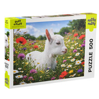 Puzzle, Matchy Matchy, Wiosenne harce Puff&Fluff, 500 elementów