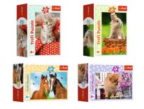 Puzzle, Mini Urocze Zwierzątka , 54 El. Trefl