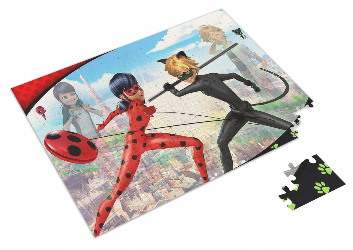 PUZZLE MIRACULUM BIEDRONKA I CZARNY KOT 120 EL. #5 - Atram | Sklep