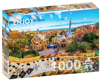 Puzzle, Park Güell, Barcelona, Hiszpania, 1000 el. - Enjoy