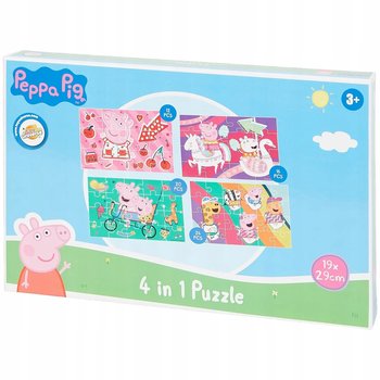 Puzzle Peppa Pig Puzzle Dla Dzieci Świnka Peppa 4 w 1 - Disney