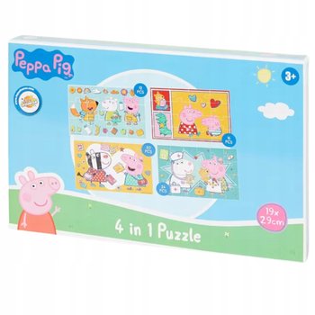 Puzzle Peppa Pig Puzzle Dla Dzieci Świnka Peppa 4 w 1 - Disney