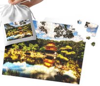 Puzzle - Piękne Widoki Japonia Wiele Wzorów 252El + Woreczek