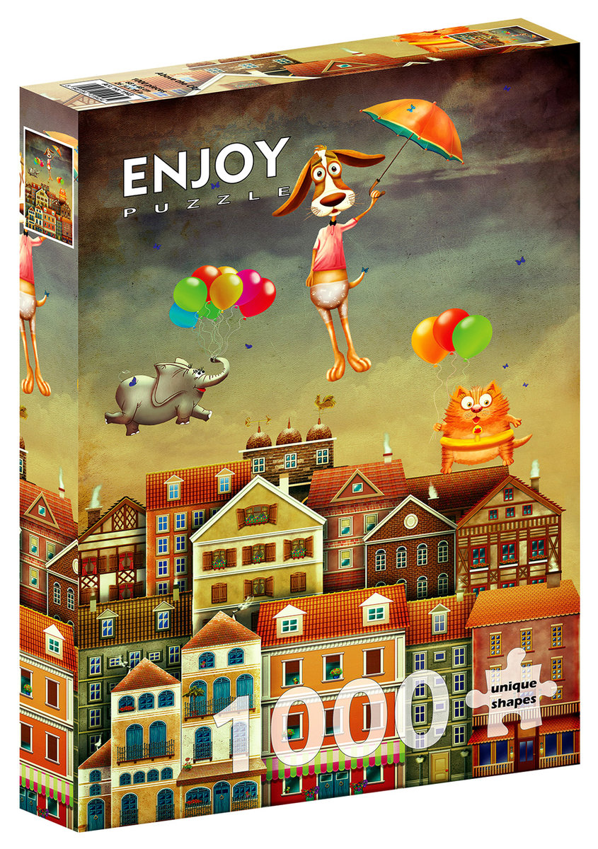 Enjoy Puzzle, Podróż do góry, 1000 el.
