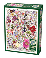 Puzzle, Prasowane kwiaty: Wiosna, 1000 el. Cobble Hill