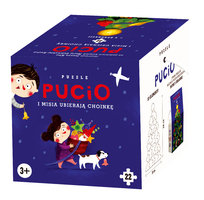 Puzzle, Pucio i Misia ubierają choinkę, 22+6 el.