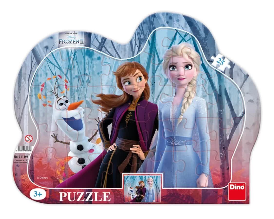 Puzzle ramkowe Kraina Lodu Frozen II Przyjaciele 25 elementów - Dino ...