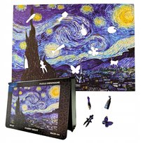 Puzzle Starry Night Mruu&Pruu 20x28 cm 160 elementów Puzzle obraz Van Gogh