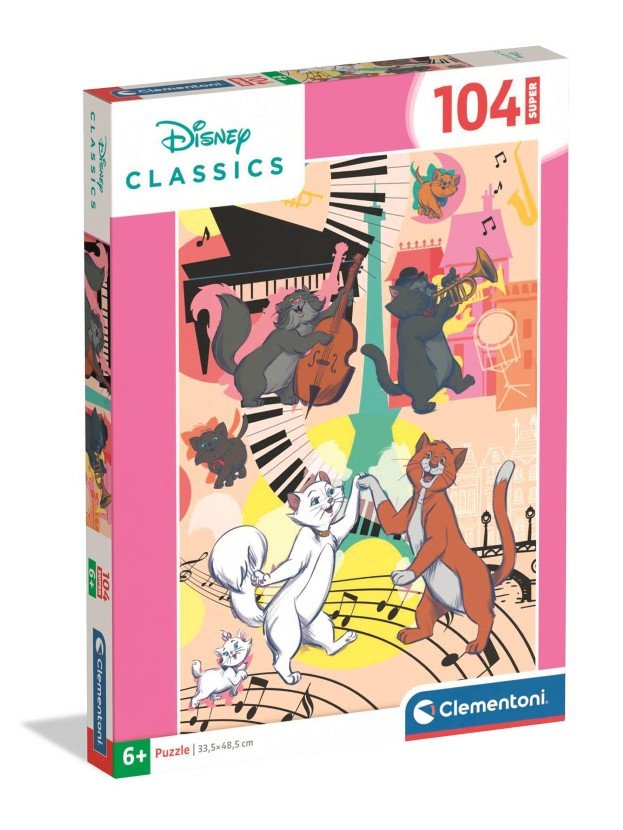 Puzzle Super 104 El Aristocats - Clementoni | Sklep EMPIK.COM