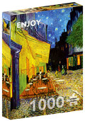 Puzzle, Taras kawiarni w nocy, Vincent van Gogh, 1000 el.  - Enjoy