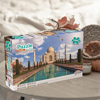 Puzzle Tradycyjne, Widok Taj Mahal, 1000 el. - Grafix