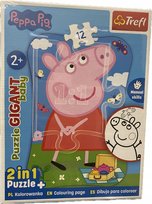 Puzzle TREFL 36 Gigant 48x67 cm - Świnka Peppa - 2w1 !!!!