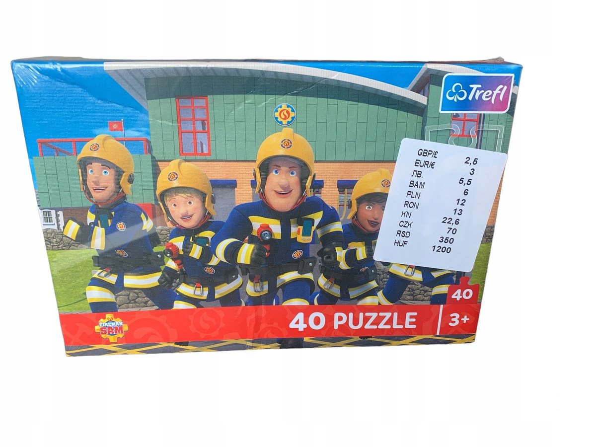Trefl - Fireman Sam, Fireman Sam's Team - 3 In 1