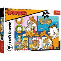 Puzzle, Trefl, Leniwy Garfield, 100 el.