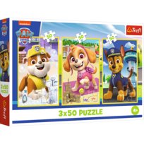 Puzzle, Trefl, Nasze pieski, 3x50 el.