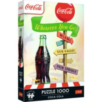 Puzzle, Trefl Premium Plus, Coca-Cola: Gdziekolwiek zmierzasz, 1000 el.