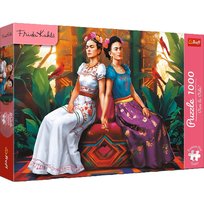 Puzzle, Trefl Premium Plus - Frida Kahlo: Dwa oblicza, 1000 elementów