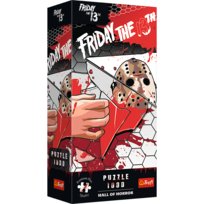 Puzzle, Trefl Premium Plus - Hall of Horror: Piątek Trzynastego, 1000 el.