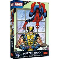 Puzzle, Trefl Premium Plus, Spider-Man & Wolverine: Święta, 1000 el.
