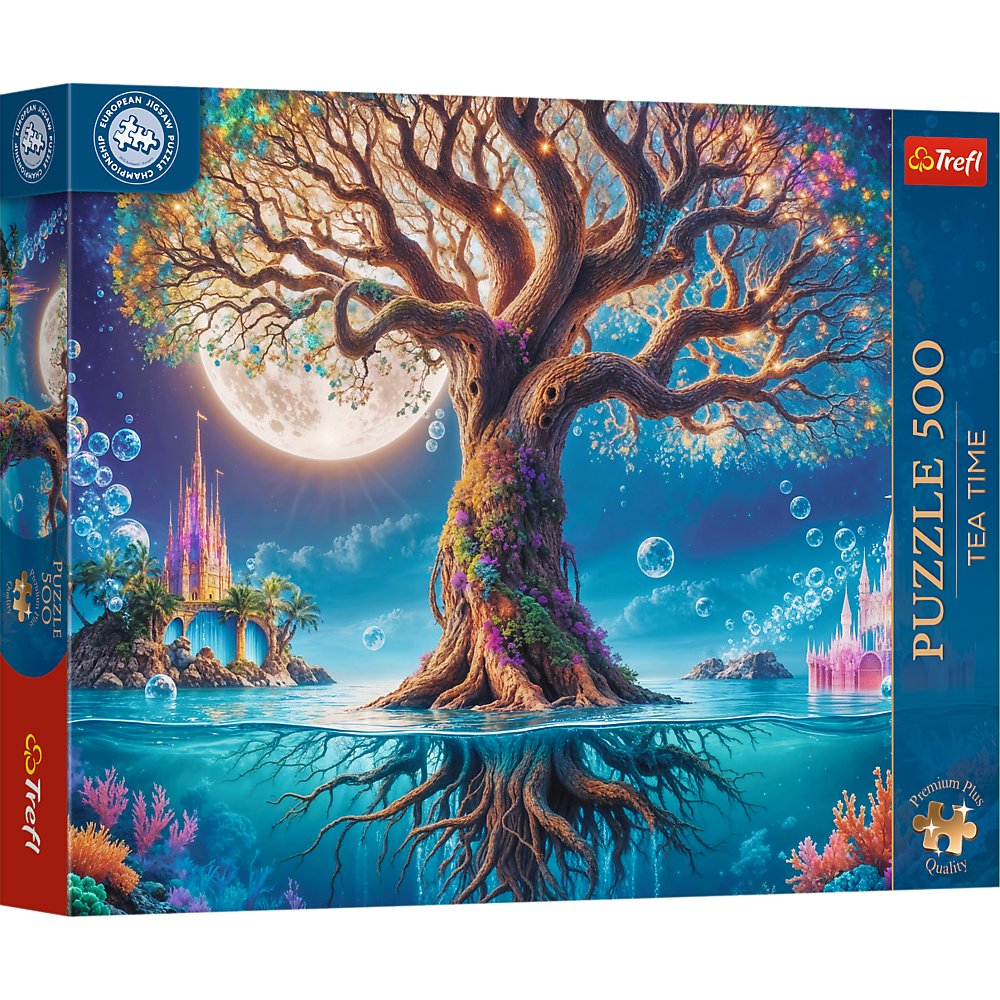 Puzzle Trefl 1000 Pezzi “Scorcio Di Santorini” – Serie Tea Time, Immagini Dipinte Nostalgiche – Tessere Premium Plus, Poster Incluso, Regalo Per Adulti - 5