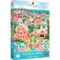 Puzzle, Trefl, Premium Plus - The Art of Colour, Barcelona, Hiszpania, 1000 el.