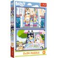 Puzzle, Trefl, Zabawna Bluey, 2x24 el.&nbsp;-&nbsp;Trefl