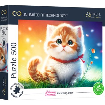 Puzzle, UFT, Cuteness Overload: Charming Kitten, 500 el. - Trefl