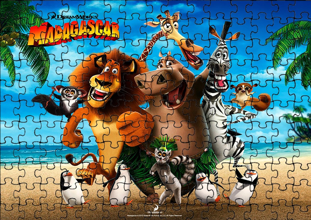 Puzzle Uk adanka 110 El Madagaskar Mix Wzor Woreczek Z Nadrukiem puzzle-uk-adanka-110-el-madagaskar-mix-wzor-woreczek-z-nadrukiem