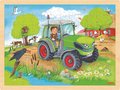 Puzzle Wesoły Traktor, 96 elementów - Goki