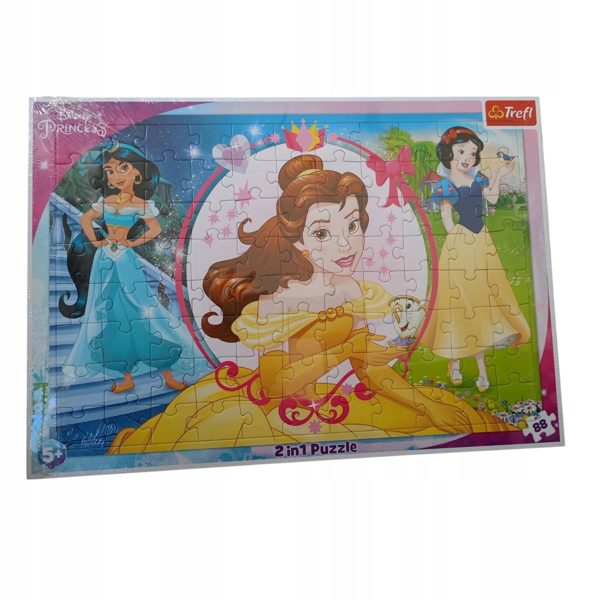 Puzzle XXL Ramkowe + kolorowanka Disney Princess 88 elementów - Trefl ...
