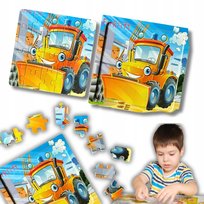 Puzzle z drewna - edukacyjna układanka dla dzieci