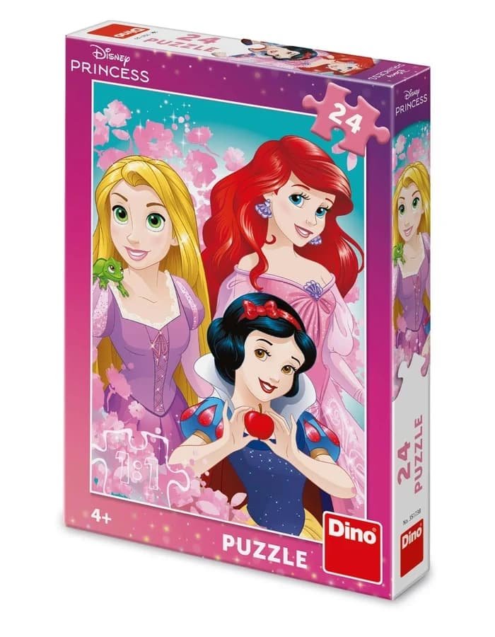 Puzzle z księżniczkami dla dzieci 4+ puzzle dla dziewczynki 24 elementy ...